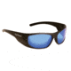 Flying Fisherman Cape Horn Sunglasses, Matte Black/Smoke Blue Mirror 103868