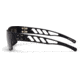 Gatorz Delta M4 Sunglasses, Matte Black Frame, Smoke Polarized Lens, Matte Black Plug, GZ-05-011