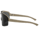 Gatorz Havok Sunglasses, Engraved Logo, Desert Frame, Smoke Polarized Lens, 841235126444