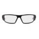 Gatorz Magnum Sunglasses, Milspec Ballistic, Asian Fit, Z87.1, Black Frame, Clear w/ Anti-Fog Lens, AF-MAGZBLK06AMIL