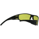 Gatorz Magnum Z Ansi Z87.1 Sunglasses, Matte Black Frame, Yellow W/ Anti-Fog Lens, MAGZBLK04A