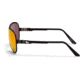 Gatorz Skyhook Sunglasses, Black Frame, Brown Polarized w/Pink Mirror Lens, GZ-09-027