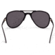 Gatorz Skyhook Sunglasses, Black Frame, Smoke Polarized w/Blue Mirror Lens, GZ-09-022