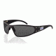 Gatorz Thin Blue Line Series Wraptor Sunglasses,Black Frame w/Thin Blue Line Flag,Polarized Smoked Lens, BL-WRABLK01P