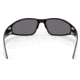 Gatorz Wraptor Sunglasses, Black Frame, Smoke Polarized w/Blue Mirror Lens, WRABLK01P-B