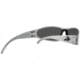 Gatorz Wraptor Sunglasses, Brushed Frame Smoked Polarized W/ Blue Mirror Lens, WRABRU01P-B