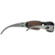 Gatorz Wraptor Sunglasses, Brushed Frame, Sunburst Lens, WRABRU13M