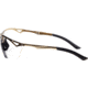 Girls With Guns Afire Protective Shooting Safety Glasses, Gold Frame, Clear Lenses, One Size, 2370