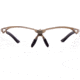 Girls With Guns Afire Protective Shooting Safety Glasses, Gold Frame, Clear Lenses, One Size, 2370