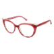 Glamour Editor's Pick GL1020 Bifocal Prescription Eyeglasses - Frame Dark. Rose Horn, Size 53/16mm GL102002
