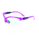 Global Vision Cougar Shooting Glasses, Hot Pink Nylon Semi Rimless Frame, Clear Lens 4002621