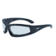 Global Vision Gloss Shooting Glasses, Black Frame with Foam Padding, Clear Lens 4002622