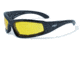 Global Vision Gloss Shooting Glasses, Black Frame with Foam Padding, Yellow Lens 4002623