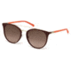 Guess GU3021 Sunglasses - Matte Dark Brown Frame Color, Gradient Brown Lens Color