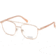 Guess GU3038 Bifocal Prescription Eyeglasses - Shiny Rose Gold Frame, Shiny Rose Gold Lenses, 52 mm Lens Diameter GU303852028
