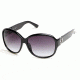 Guess GU7406 Sunglasses - Shiny Black Frame Color, Gradient Smoke Lens Color