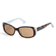 Guess GU7408 Sunglasses - Dark Havana Frame Color, Brown Lens Color
