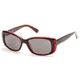 Guess GU7408 Sunglasses - Shiny Bordeaux Frame Color, Smoke Lens Color
