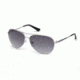 Guess GU7468 Sunglasses - Shiny Light Nickeltin Frame Color, Gradient Smoke Lens Color
