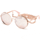 Guess GU7609 Sunglasses - Shiny Rose Gold Frame Color, Gradient Bordeaux Lens Color