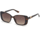 Guess GU7631 Sunglasses - Dark Havana Frame Color, Gradient Brown Lens Color