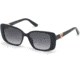 Guess GU7631 Sunglasses - Shiny Black Frame Color, Gradient Smoke Lens Color