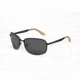 Hang Ten Gold Airstreamer Sunglasses, Matte Black/Green Lens 4002416