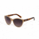 Hang Ten Gold Carcharodon Sunglasses, Cream Demi/Gradient Brown Lens 4002431