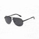 Hang Ten Gold The Betamax Sunglasses, Matte Black/Green Lens 4002409