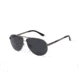 Hang Ten Gold The Betamax Sunglasses, Shiny Gun/Smoke Lens 4002408