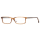 Hickey Freeman HF Newbury SEHF NEWB00 Single Vision Prescription Eyeglasses - Mocha Stripe SEHF NEWB005545 BNL