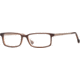 Hickey Freeman HF Newbury SEHF NEWB00 Single Vision Prescription Eyeglasses - Brown Horn (brh) SEHF NEWB005545 BN