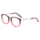 Joop! 82026 Bifocal Prescription Eyeglasses, Dark Red Gradient Frame, 82026-4396BI