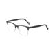 Joop! 82039 Progressive Prescription Eyeglasses, Black Matte/Silver Frame, 82039-8840PR