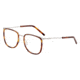 Joop! 83227 Progressive Prescription Eyeglasses, Brown Havana/Silver Frame, 83227-6311PR