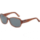 JOOP! 87192 Sunglasses, Red Brown Havana Frame, Green Lens, 87192-4131