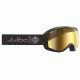 JULBO Aerospace Ski Goggles,Black,Zebra Lenses w/Gold Flash, Large 74031145