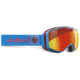 JULBO Aerospace Ski Goggles,Blue/Red,Snow Tiger Lenses w/Multilayer Fire Flash, Large 74073125