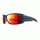 Julbo Armor Sunglasses with Spectron 3CF Lenses, Matte Blue/Red, Large J4921136