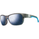 Julbo Coast Single Vision Prescription Sunglasses, Matte Transparent Grey / Blue Frame, Polarized 3+ Mlayer Blue Lens, Polarized-J4729121SV