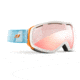 Julbo Elara Otg Goggles, White/Orange/Turquoise, Zebra Light Red Lens, J80733118