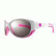 Julbo Lily Sunglasses with Spectron 3+ Lenses, White/Flourscent Pink, 4-6 Years J4901111