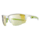 Julbo Venturi Sunglasses, Shiny White/Green Frame w/Zebra Light Lenses 4703111
