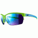 Julbo Zephyr Sunglasses,Green/Light Blue Frame,Spectron 3 CF Lens J481116
