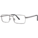 LAmy C By L'Amy 103 Progressive Prescription Eyeglasses - Frame Light Gunmetal, Size 54/18mm CYCBL10303