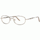 LAmy C by L'Amy 508 Bifocal Prescription Eyeglasses - Frame Gold, Size 50/16mm CYCBL50802