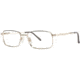 LAmy C by L'Amy 600 Single Vision Prescription Eyeglasses - Frame Gold, Size 55/18mm CYCBL60002