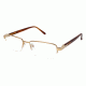 LAmy C by L'AMY 615 Single Vision Prescription Eyeglasses - Frame GOLD CYCBL61502