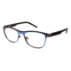 LAmy Charlotte Progressive Prescription Eyeglasses - Frame Matte Navy/Chocolate Brown, Size 53/16mm LYCHARLOTTE03
