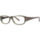 LAmy Isabella Progressive Prescription Eyeglasses - Frame Olive Horn, Size 52/14mm LYISABELLA03